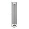 Homeroots 13.75 x 13.75 x 71 in. 300 watt Brushed Steel Metal Torchiere 372815 - alternate 2